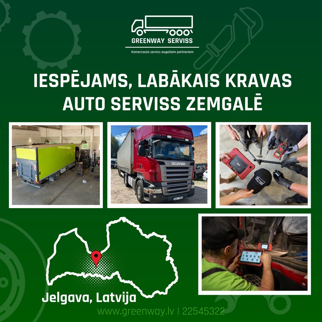 Kādēļ savu autoparku uzticēt Greenway Servisam?