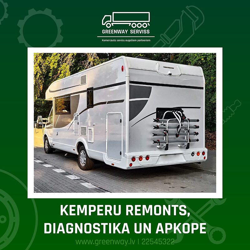 Jaunums – Veicam kemperu apkopi un remontu!
