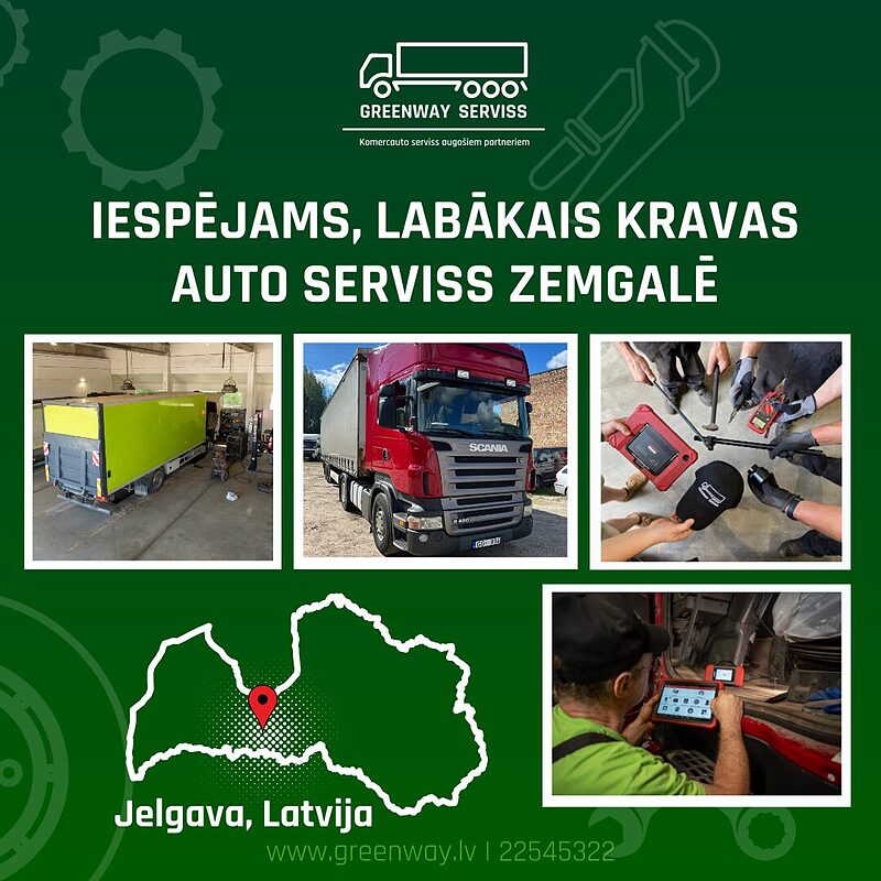 Kādēļ savu autoparku uzticēt Greenway Servisam?