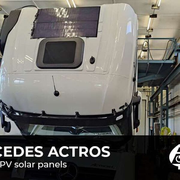 Солнечные панели для грузовика Mercedess truck MIPV solar panel