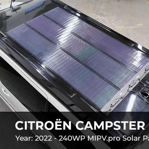 Солнечные панели для рабочего фургона MIPV solar panels for job buss