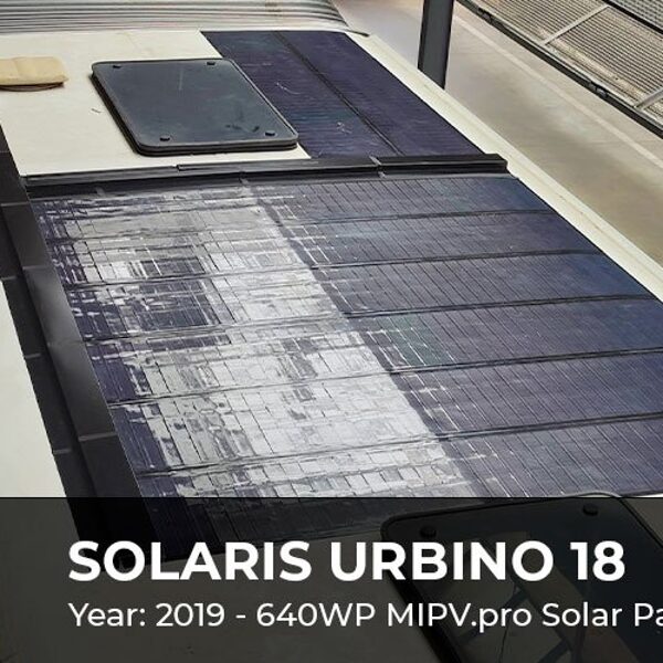 Солнечные панели MIPV для автобуса SOLARIS URBINO 18 solar panels