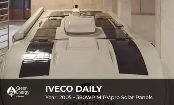 Saules paneļi kemperim MIPV camper solar panels