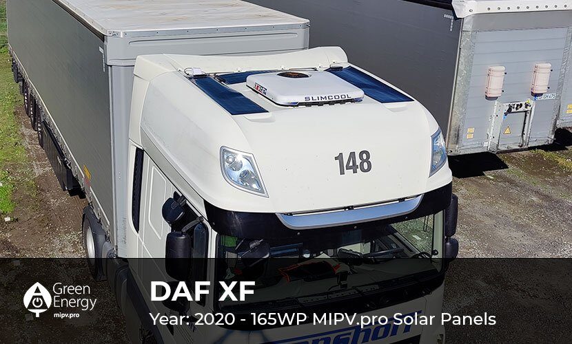 Система солнечных панелей — для грузовых автомобилей, автобусов, кемперов